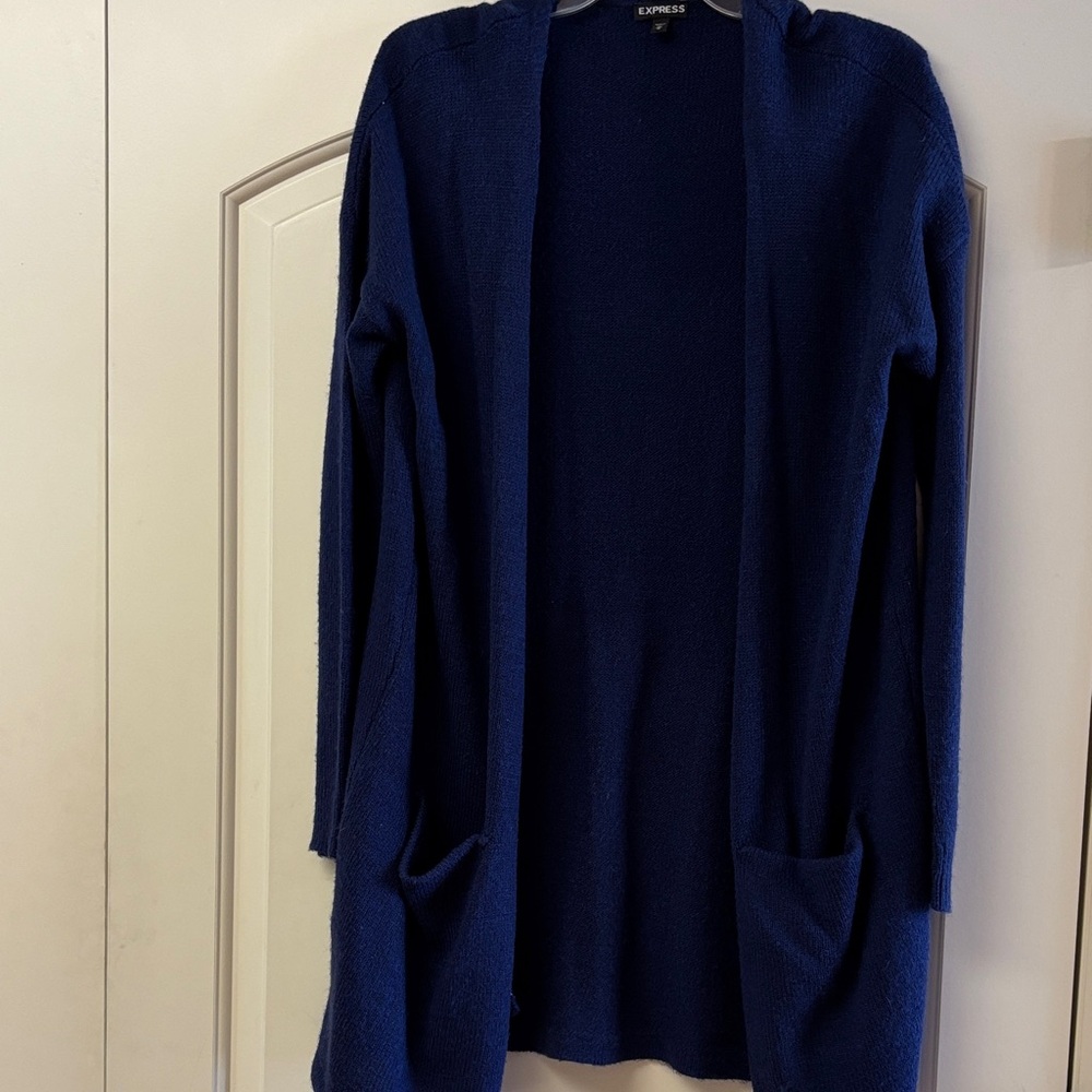 Express Women's Deep Blue Cardigan